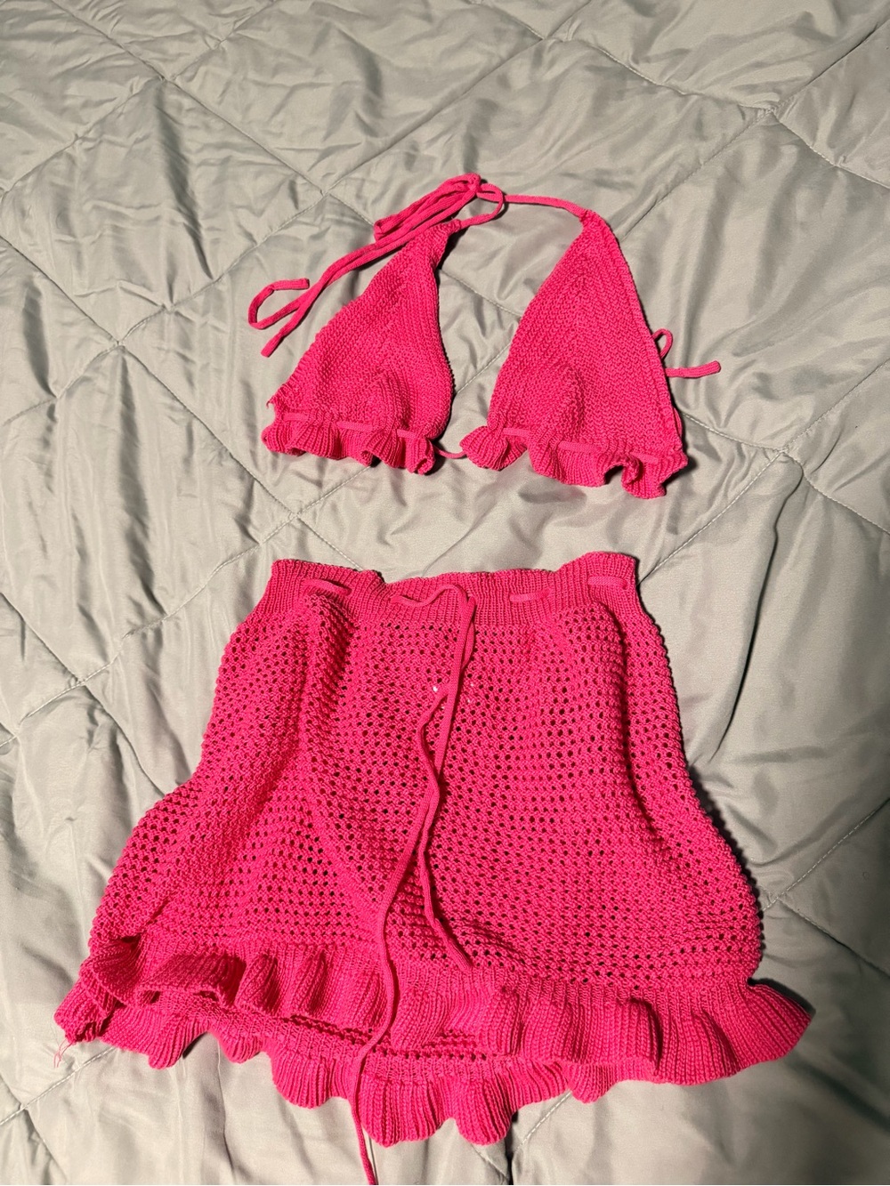 Skirt Crochet Set